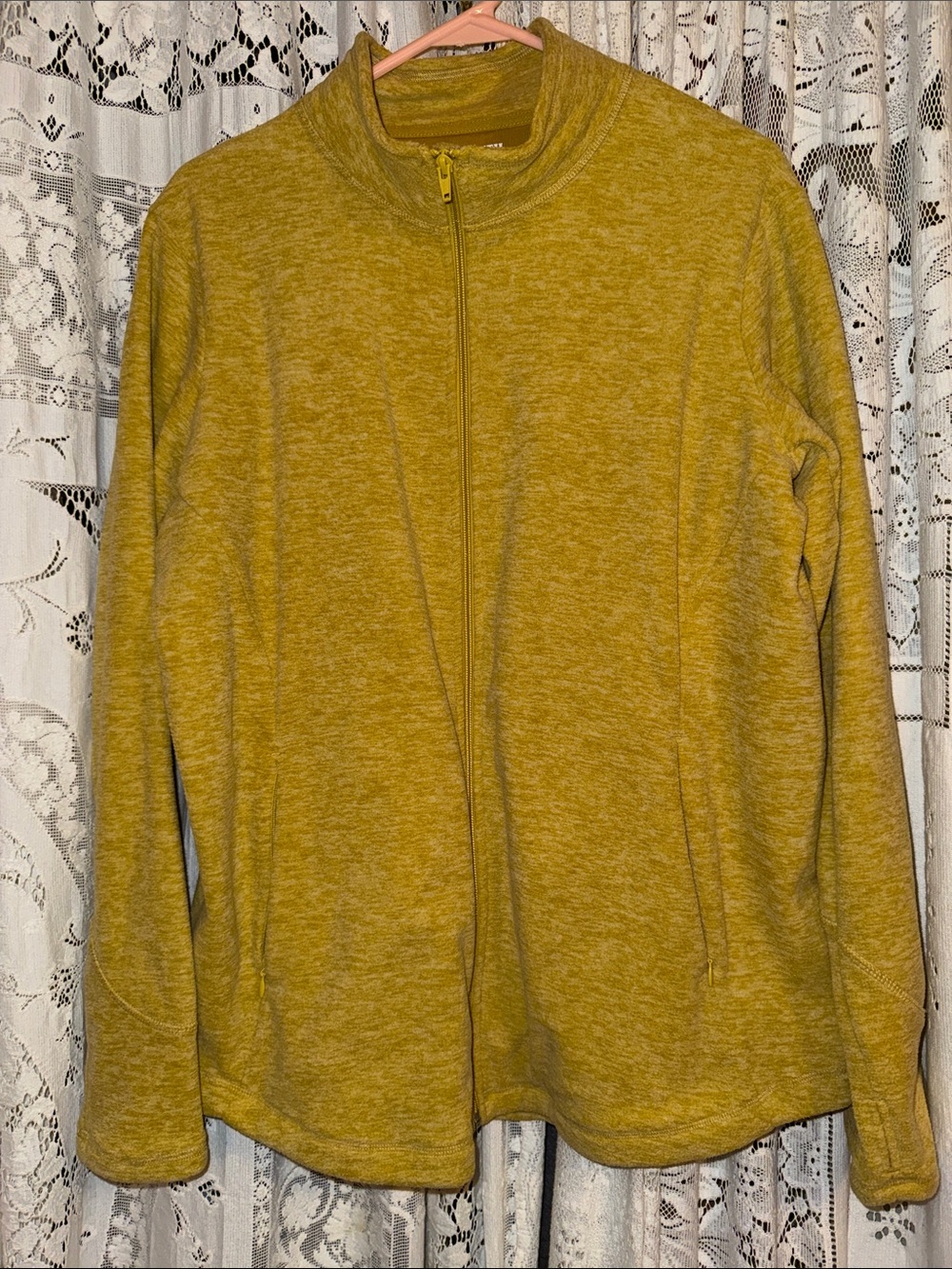 Duluth Trading Co Mustard Yellow Full-Zip Utility Jacket